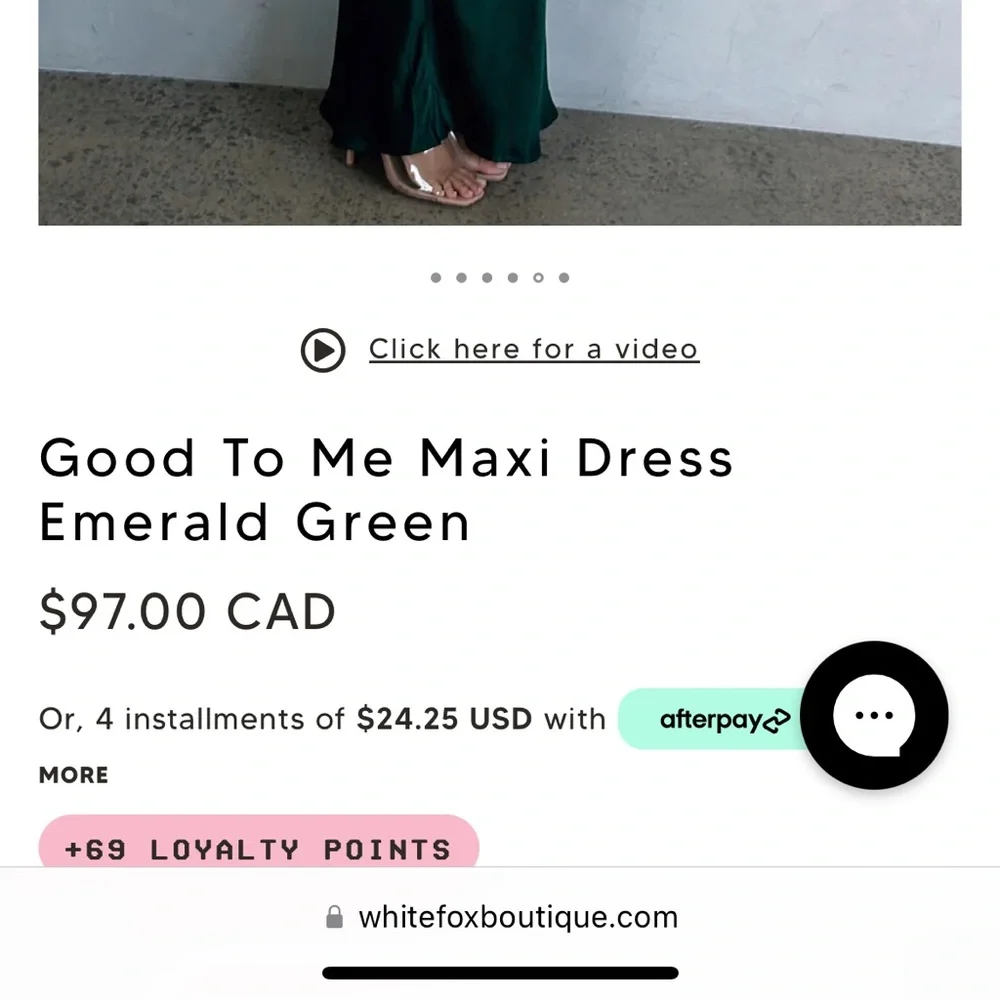 White fox boutique “Good to Me” maxi dress - Picture 4 of 4